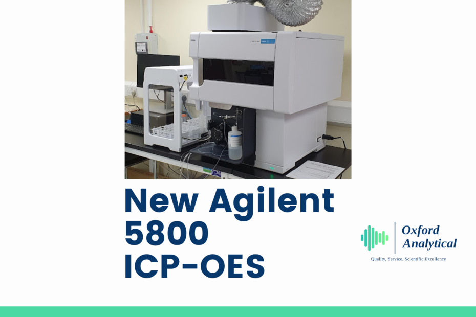 New Agilent 5800 ICP-OES